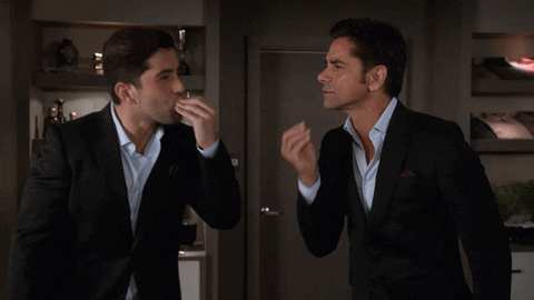 John Stamos Kiss GIF by Grandfathered - Find & Share on GIPHY