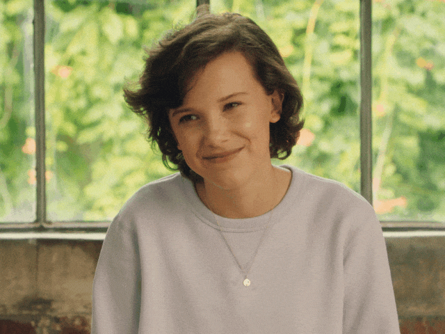 Awkward Millie Bobby Brown GIF by Converse - Find & Share on GIPHY