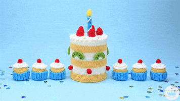 Hallmark eCards birthday happy birthday cake stop motion GIF