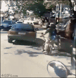 Nice Bicycle in funny gifs