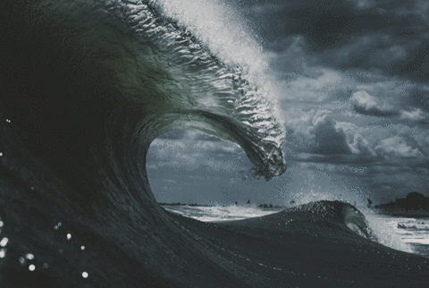 Wave GIF by Evan Hilton