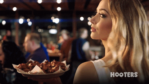 Hungry Sports Bar Gif By Hooters Find Share On Giphy