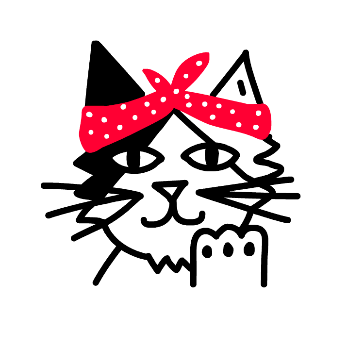 Cat Illustration GIF by Laura Salaberry