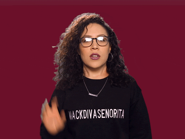 Women's History Month  angry upset over it calm down GIF