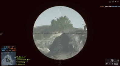 Trolling sniper in game in funny gifs