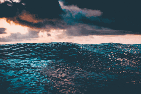 Wave Storm GIF by Evan Hilton