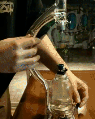 Laser Bong in funny gifs