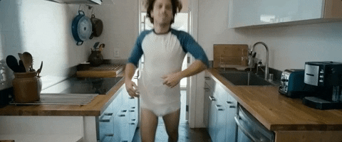 Man warming up in the kitchen

Morning Working Out GIF By 1091
https://media.giphy.com/media/xULW8JrpgucpyuxE6k/giphy.gif