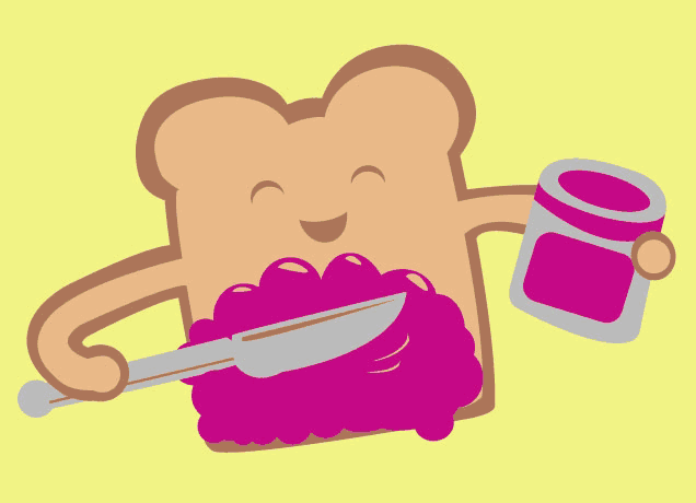 happy toast