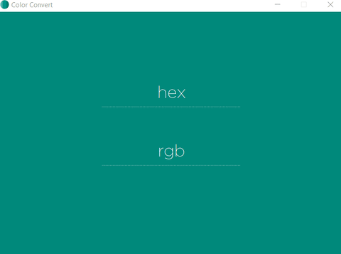 GitHub - devPablo/JavaFX-ColorConvert: A simple color converter desktop ...