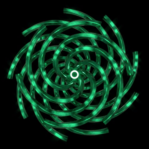 Emerald spiral [OC]
