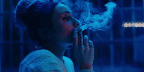 Smoke Smoking GIF by Jaira Burns - Find & Share on GIPHY