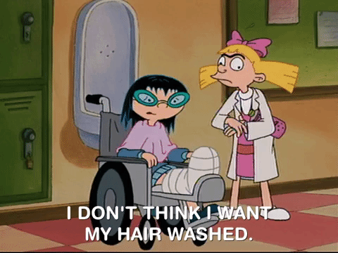 Nisem prepričana, če želim, da mi umijete lase.