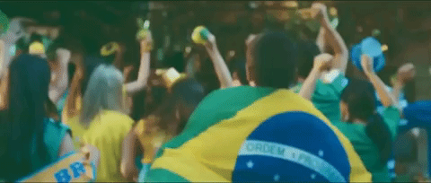 Resultado de imagem para gif de pessoas com camisa brasileira