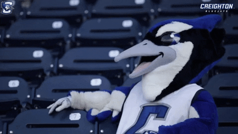 Billy Bluejays GIF by Creighton University Athletics