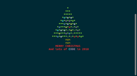 Christmas Linux GIF