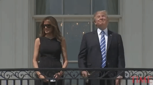 Image result for trump eclipse gif