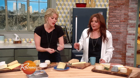 Cheese Throw GIF by Rachael Ray Show - Find & Share on GIPHY