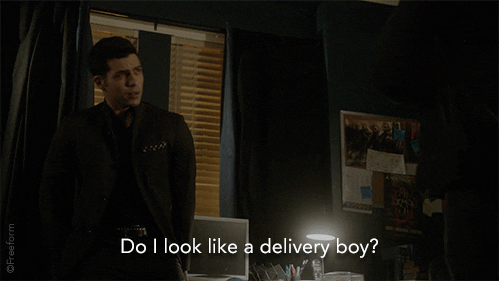 Do I Look Like A Delivery Boy GIF by Shadowhunters