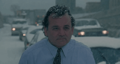 bill murray groundhog day cold 