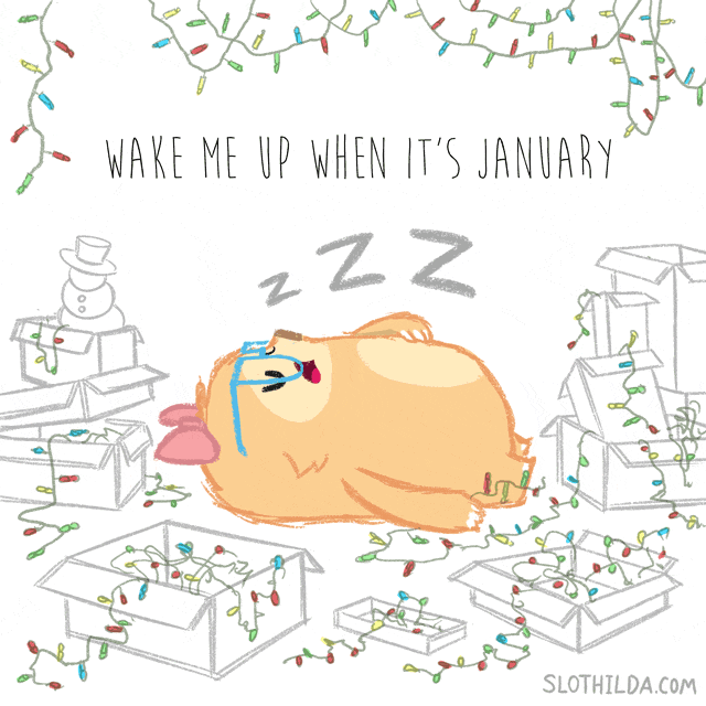 wake me up when it's January 