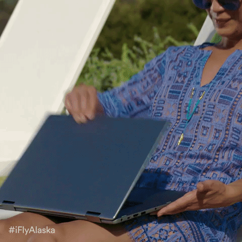 Travel Signing Off GIF by Alaska Airlines