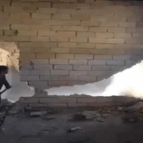 Master Of Demolition in funny gifs