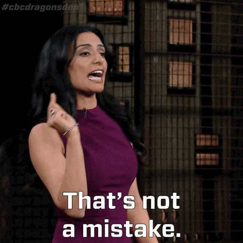 Dragons' Den Mistake GIF by CBC