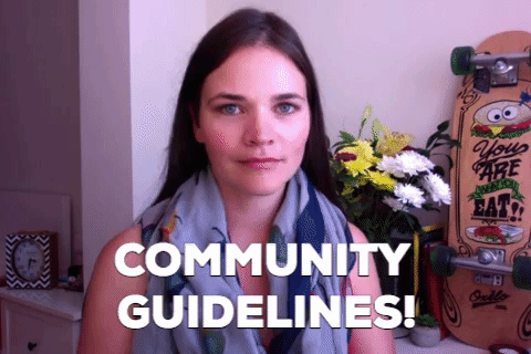 Community guidelines!