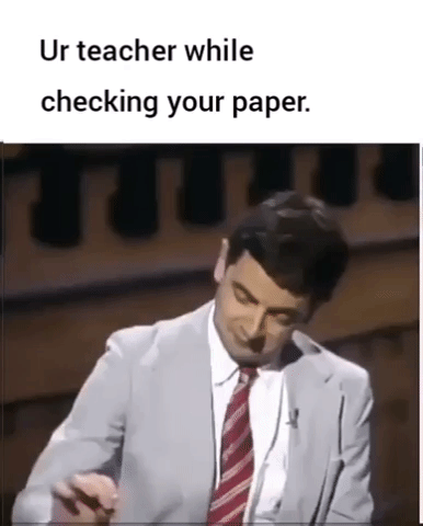 Teacher Checking Your Paper in funny gifs