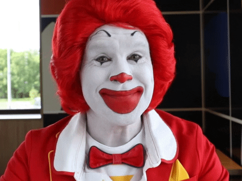 Happy Ronald Mcdonald GIF by McDonald's CZ/SK - Find & Share on GIPHY