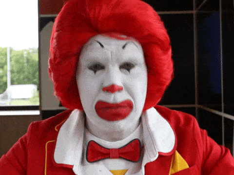 Sad Ronald Mcdonald GIF by McDonald's CZ/SK - Find & Share on GIPHY