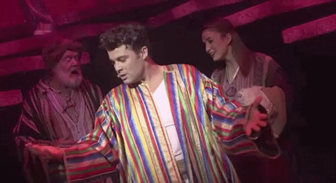 technicolour dreamcoat musicals gif by official london theatre - find & share on giphy