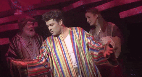 Technicolour Dreamcoat Musicals GIF by Official London Theatre - Find & Share on GIPHY