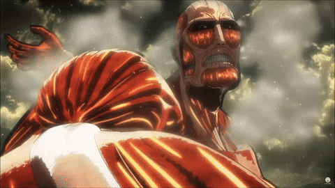 [Shingeki no Kyojin] Para mim, "Attack On Titan" é o melhor anime dos últimos anos. Discorda? Giphy