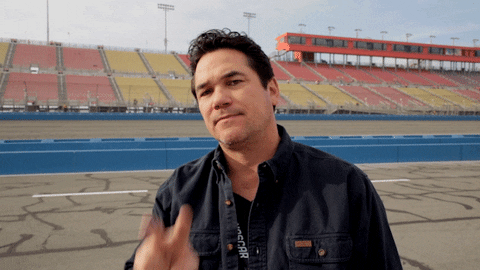 Dean Cain Peace GIF by NASCAR - Find & Share on GIPHY