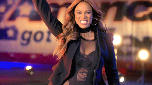 Happy Tyra Banks GIF by America's Got Talent - Find & Share on GIPHY