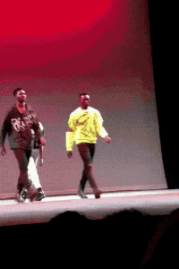 Fight On The Runway in funny gifs