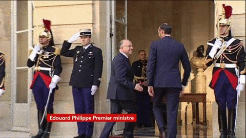 Bernard Cazeneuve Poignees De Mains GIF by franceinfo