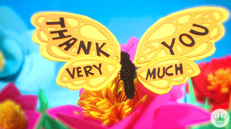  Thank  You  Butterfly GIFs  Find Share on GIPHY