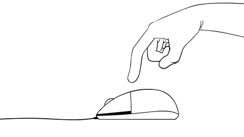 Na imagem, uma mão está clicando em um anúncio, mostrando como a métrica clique no botão pode ser superficial.