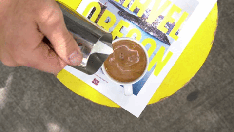 Coffee Portland GIF by Travel Oregon