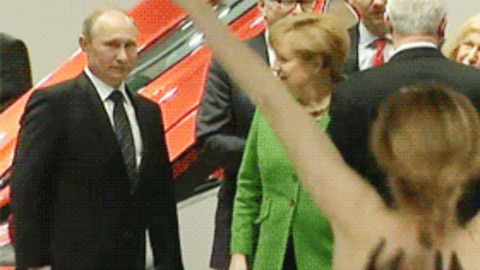 Putin Enjoy Moment