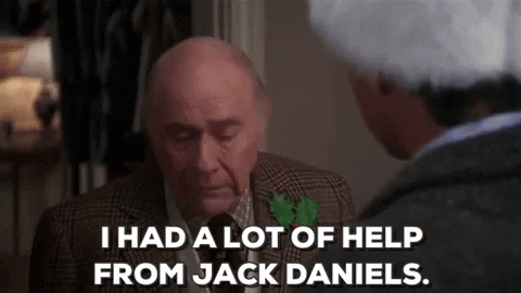 Image result for christmas vacation jack daniels gif