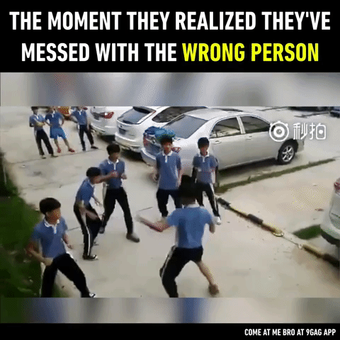 Mess With Wrong Kid in funny gifs