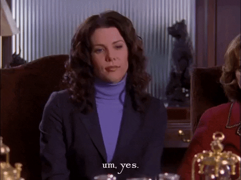 Image result for yes gilmore girls gif
