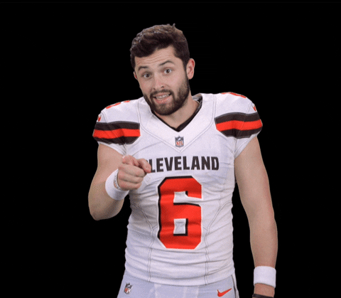 gif baker mayfield nfl gifs giphy everything football sports