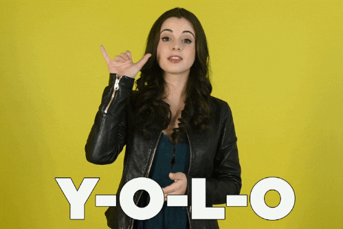 YOLO (you only live once) con el abecedario de lenguaje de señas
