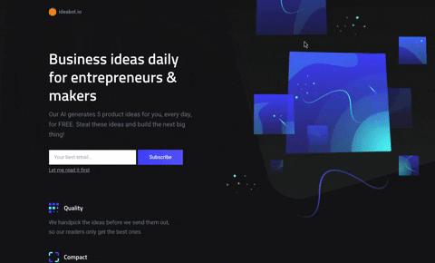 281. Ideabot - Background Animation on Mouse Movement