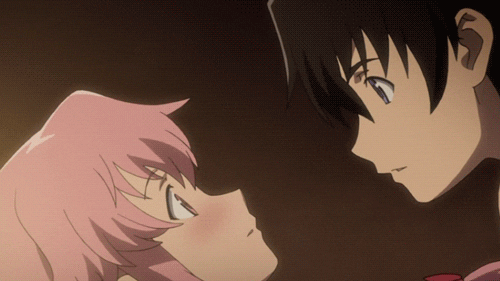 Anime Couple Kiss Anime GIF